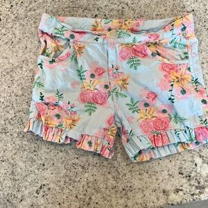 Ruffle Butts shorts floral girls size 6
